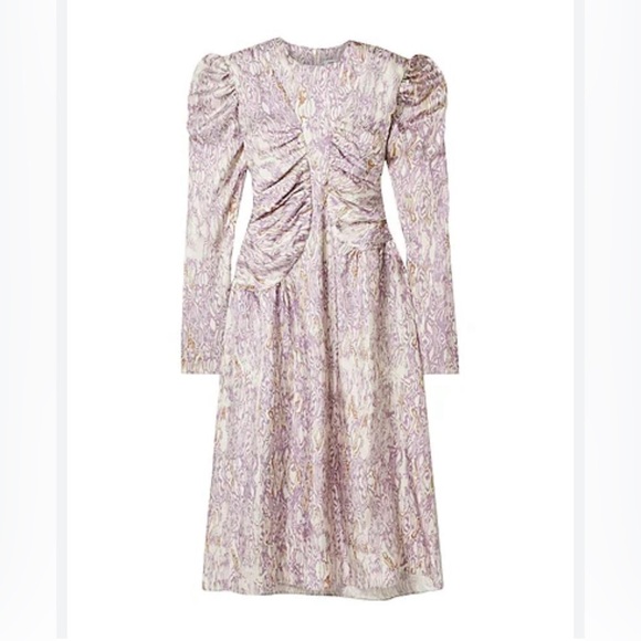 NEW Wright Le Chapelain Silk Romantic Dress - Picture 1 of 12